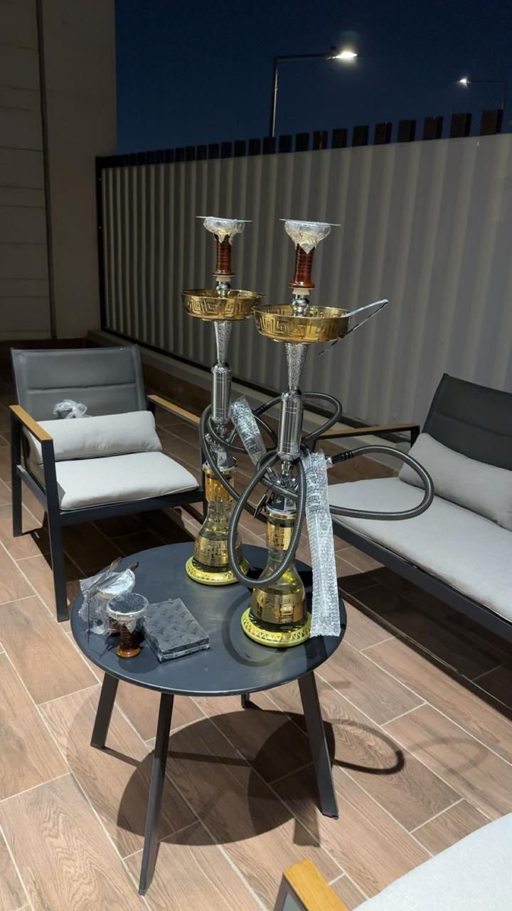 جلسة شيشة ومعسل مع سماعة لحفلة بسيطة – حي الروضة الرياض